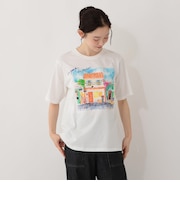 プリントTシャツ/miyo tsuchiya