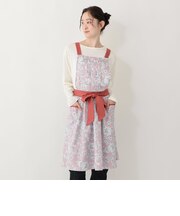 リボンエプロン ラインフラワー