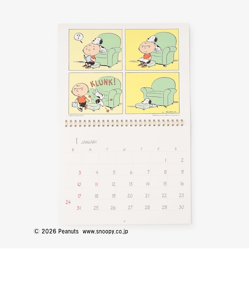 カレンダー A4/PEANUTS