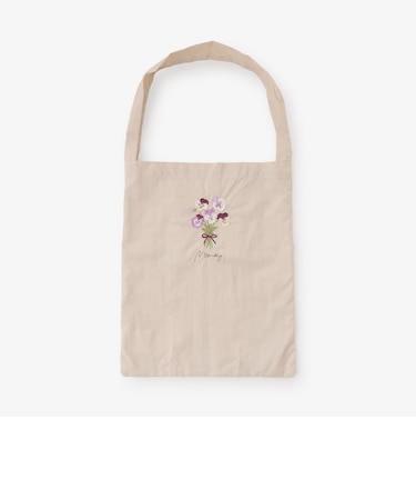 花ことばエコバッグ パンジー
