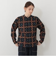 【45周年限定】ギャザーブラウス/リバティプリント/Afternoon Tea Original Tartans
