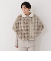 【洗える】あったかポンチョ