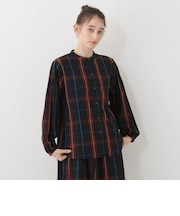 バンドカラーブラウス/Afternoon Tea Original Tartans