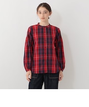 バンドカラーブラウス/Afternoon Tea Original Tartans
