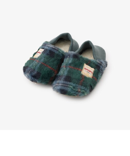 【静電気抑制 洗える】ルームシューズ バブーシュ型/Afternoon Tea Original Tartans