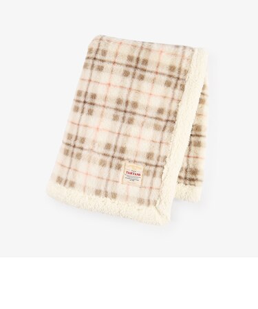 【静電気抑制 洗える】ブランケット L/Afternoon Tea Original Tartans