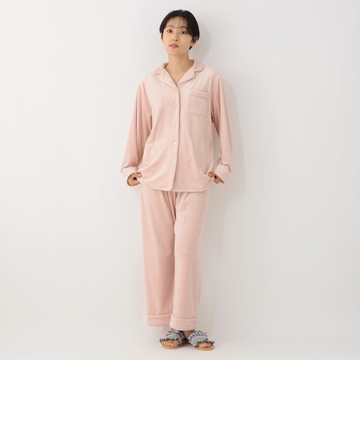 ストレッチベロアパジャマセット