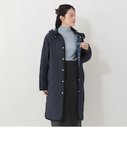 【フード取り外し可 洗える】キルティングロングコート/Afternoon Tea Original Tartans