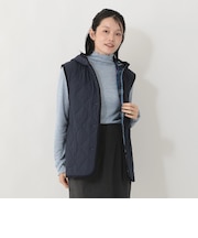 【洗える】フード付きキルティングベスト/Afternoon Tea Original Tartans