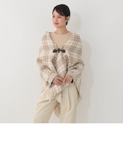 【洗える】ブランケットポンチョ/Afternoon Tea Original Tartans