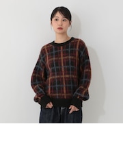 【洗える】シャギーニットプルオーバー/Afternoon Tea Original Tartans