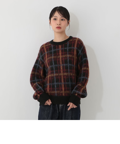 【洗える】シャギーニットプルオーバー/Afternoon Tea Original Tartans