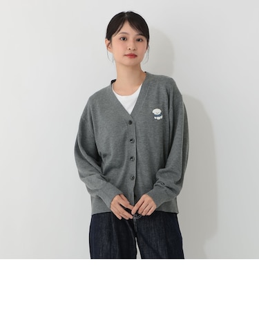 サガラ刺繍Ｖネックカーディガン/てらおかなつみ