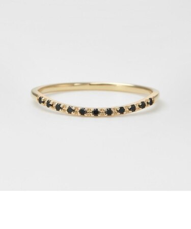 K10ブラックダイヤモンドリング