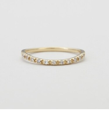 【Pocket Ring】 K10ダイヤモンドピンキーリング