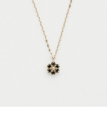 K10ブラックダイヤネックレス