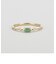 【Pocket Ring】 K10エメラルドピンキーリング
