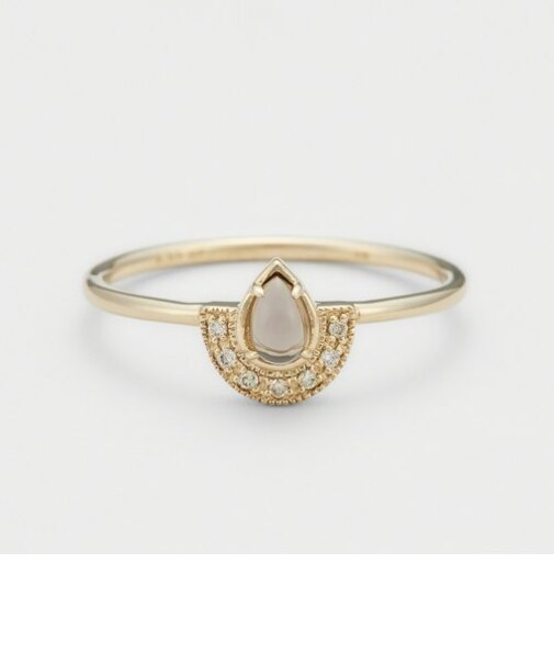 【Pocket Ring】K5クォーツリング