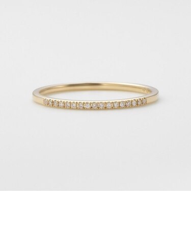 ダイヤモンドハーフエタニティリング