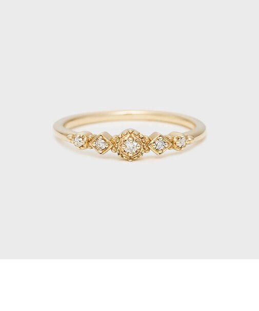 K5ダイヤモンドピンキーリング