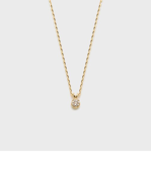 K10ダイヤモンドネックレス（0.05ct）