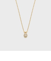 K10ダイヤモンドネックレス（0.1ct）