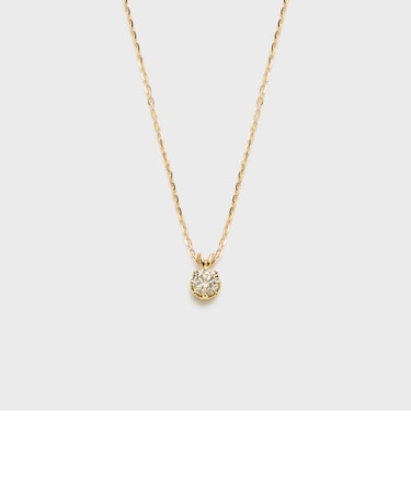 K18ダイヤモンドネックレス（0.1ct）