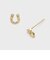 【Tiny Motif】K10ダイヤモンドシューピアス（0.02ct）