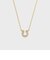 【Tiny Motif】K10ダイヤモンドシューネックレス（0.02ct）