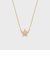 【Tiny Motif】K10ダイヤモンドスターネックレス（0.02ct）