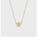 【Tiny Motif】K10ダイヤモンドスターネックレス（0.02ct）