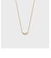 K10ダイヤモンドネックレス（0.01ct）