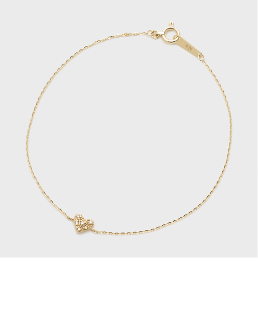 【Tiny Motif】K10ダイヤモンドブレスレット(0.03ct)
