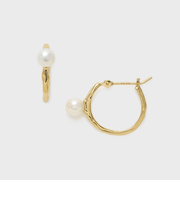 ゴールドパールピアス