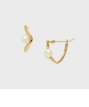 ゴールドパールピアス