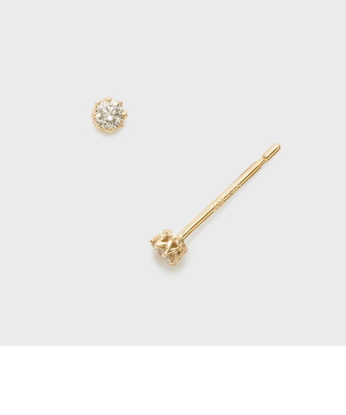 K10ダイヤモンドピアス(0.03ct)