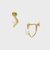 ゴールドパールイヤリング