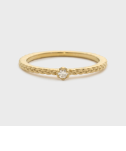 ゴールドダイヤモンドリング（0.04ct）