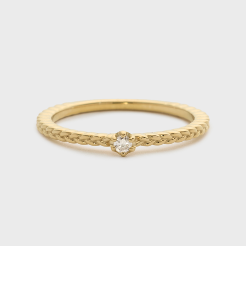 ゴールドダイヤモンドリング（0.04ct）
