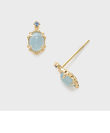 K10アクアマリンピアス