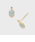 K10アクアマリンピアス