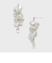 シルバーパールピアス