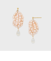 ゴールドパールピアス