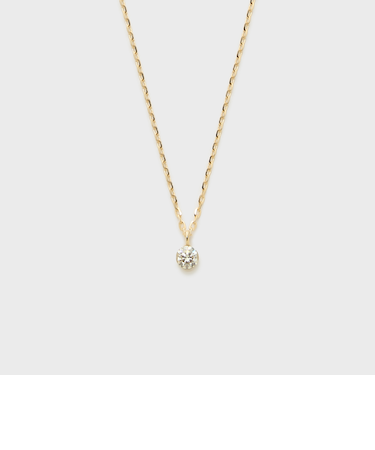 K18ダイヤモンドネックレス（0.05ct）