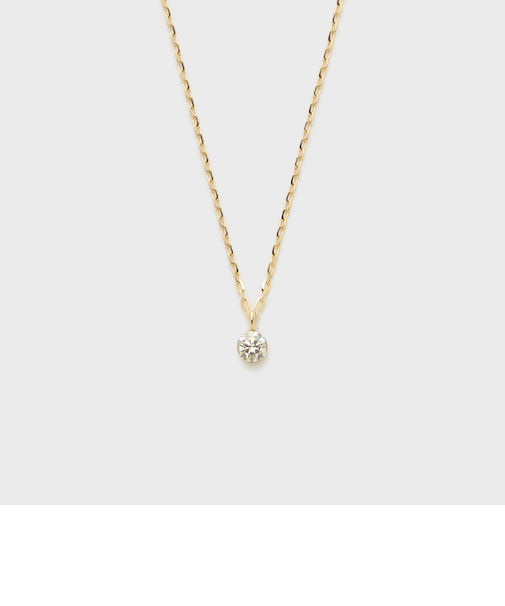K18ダイヤモンドネックレス（0.05ct）