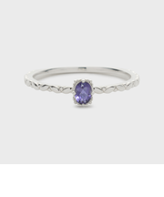 【Pocket Ring】シルバーアイオライトリング