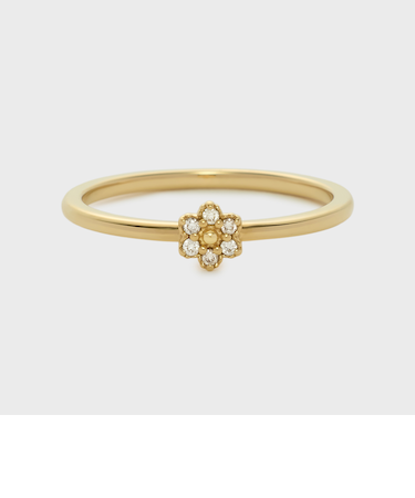 ゴールドダイヤモンドリング(0.03ct)