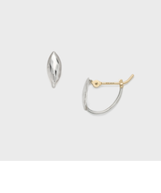 シルバーフープピアス