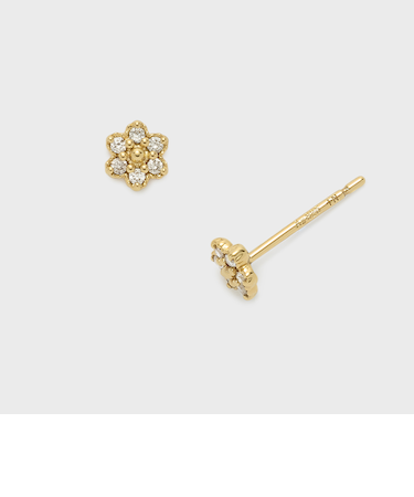 ゴールドダイヤモンドピアス