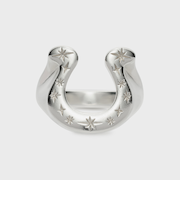 シルバーホースシューピンキーリング